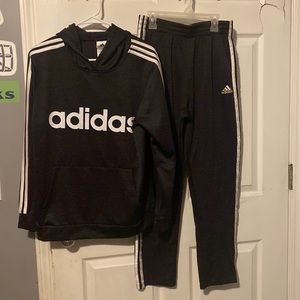Adidas hoodie and pants